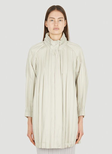 Pleats Please Issey Miyake 衬垫褶裥夹克 米色 plp0251010