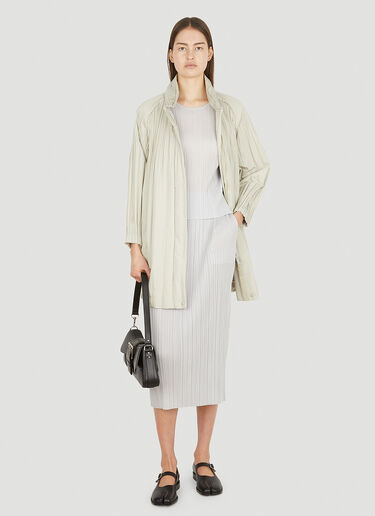 衬垫褶裥夹克 Pleats Please Issey Miyake 衬垫褶裥夹克 米色 plp0251010