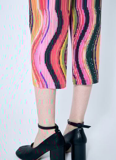 Pleats Please Issey Miyake Warp Pleated Pants Multicolour plp0259002