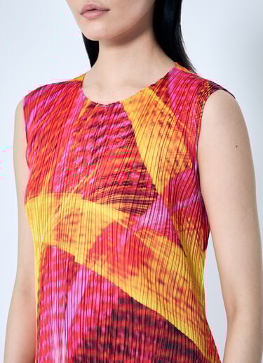 Pleats Please Issey Miyake Spectrum Pleated Dress Multicolour plp0259008