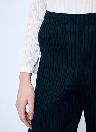Pleats Please Issey Miyake 플리츠 크롭 팬츠  블랙 plp0259016