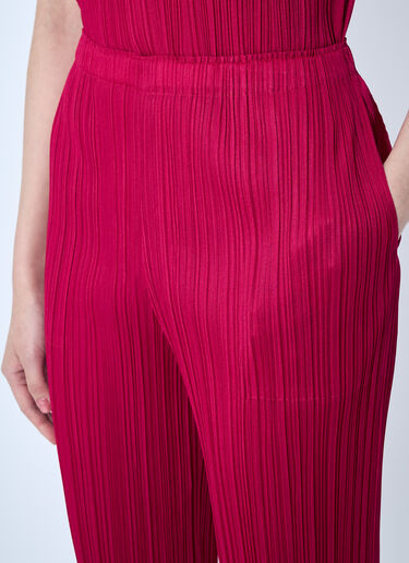 Tapered Pleated Pants Pleats Please Issey Miyake Tapered Pleated Pants Red plp0259019