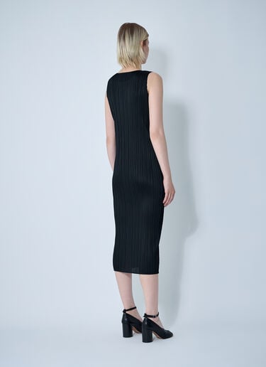 褶裥中长连衣裙 Pleats Please Issey Miyake 褶裥中长连衣裙 黑色 plp0260019