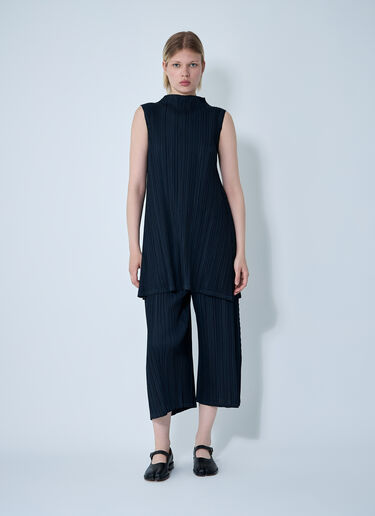 튜닉 멜로우 주름 탑 Pleats Please Issey Miyake 튜닉 멜로우 주름 탑 블루 plp0261005
