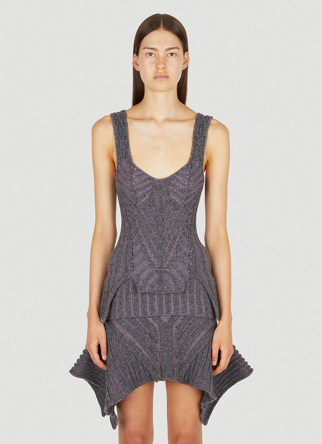 Paolina Russo Warrior Corset Top in Purple | LN-CC