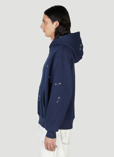 Pleasures Safety Pin Hooded Sweatshirt Navy pls0151006