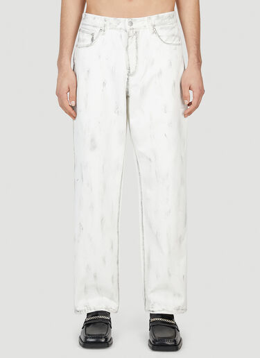Painted Pants Pleasures Painted Pants White pls0151009