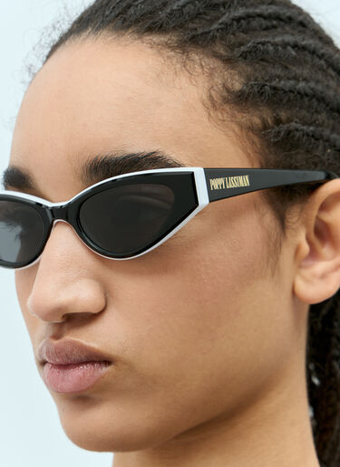 Linda Sunglasses Poppy Lissiman Linda Sunglasses Black ppl0253019