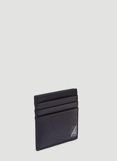 Prada [사피아노] 트라이앵글 로고 카드 홀더 그레이 pra0134042