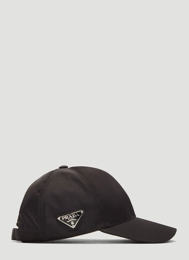Nylon Baseball Cap Prada Nylon Baseball Cap Black pra0135039