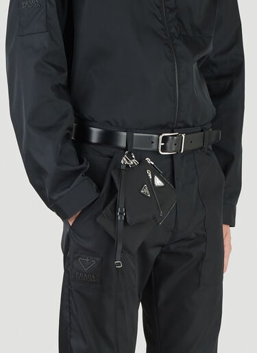Re-Nylon 挂绳袖珍包 Prada Re-Nylon 挂绳袖珍包 黑 pra0145048