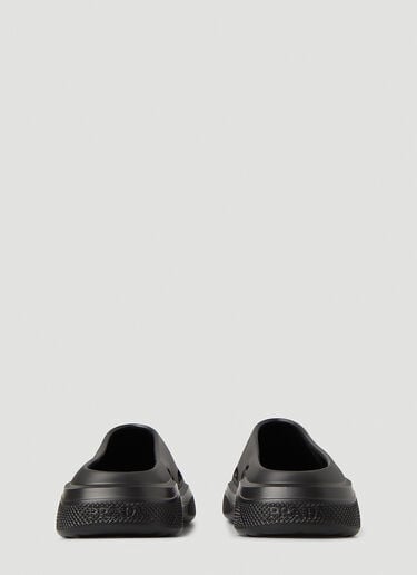 Logo Embossed Foam Mules Prada Logo Embossed Foam Mules Black pra0149039