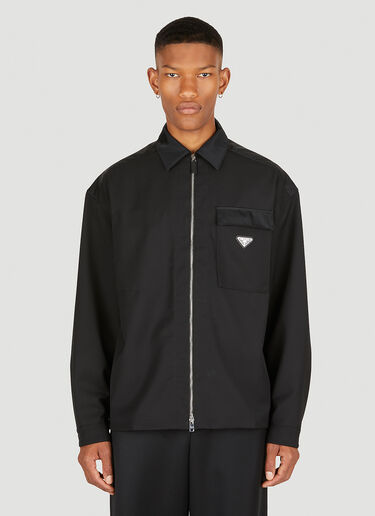 Gabardine Jacket Prada Gabardine Jacket Black pra0149120