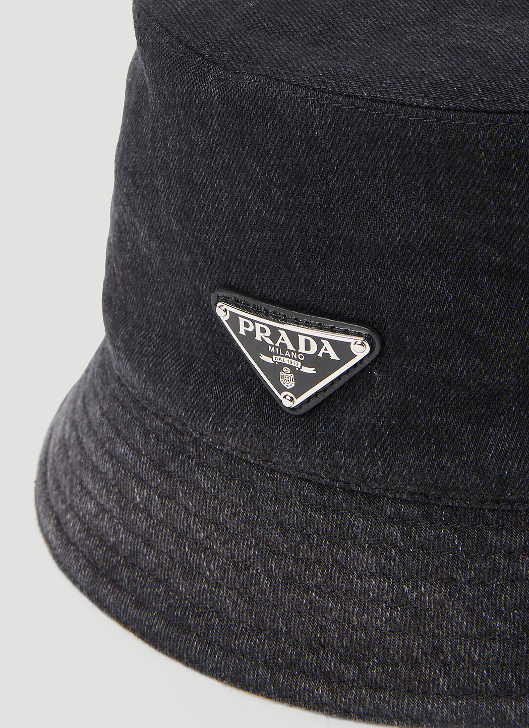 Prada メンズ デニム バケットハット の ブラック | LN-CC®