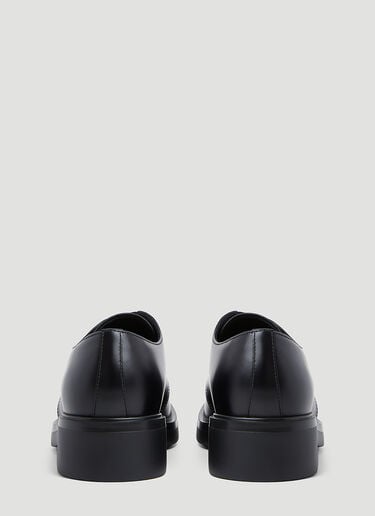 磨砂皮革德比鞋 Prada 磨砂皮革德比鞋 黑色 pra0153014