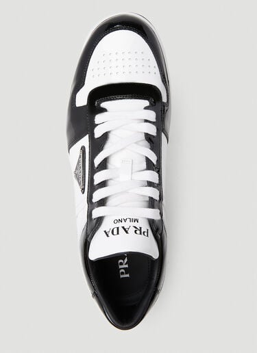 Downtown Patent Sneakers Prada Downtown Patent Sneakers Black pra0153016