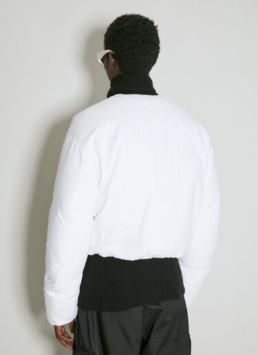 Prada 패딩 봄버 재킷 화이트 pra0154001