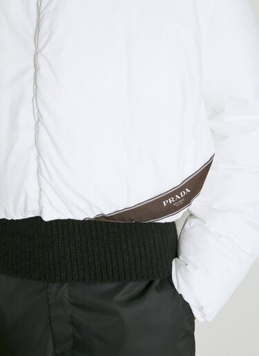 패딩 봄버 재킷 Prada 패딩 봄버 재킷 화이트 pra0154001