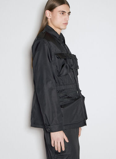 再生尼龙工装夹克 Prada 再生尼龙工装夹克 黑色 pra0156009