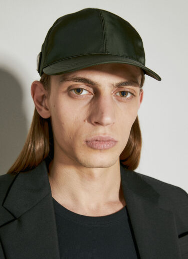 再生尼龙棒球帽 Prada 再生尼龙棒球帽 绿色 pra0156019
