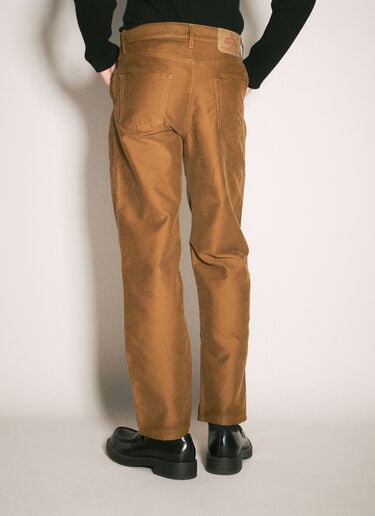 Prada モールスキン カーゴパンツ  ブラウン pra0158004