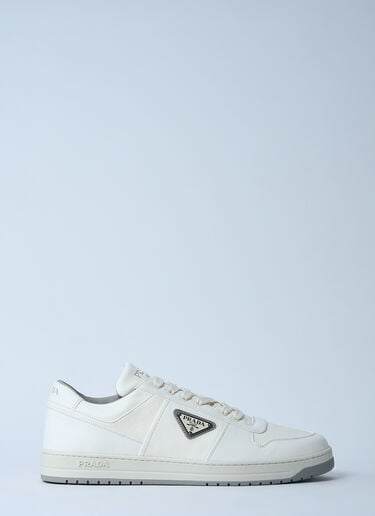 Prada 가죽 로우탑 스니커즈 화이트 pra0160015