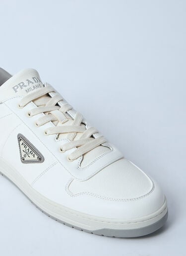 Prada 가죽 로우탑 스니커즈 화이트 pra0160015