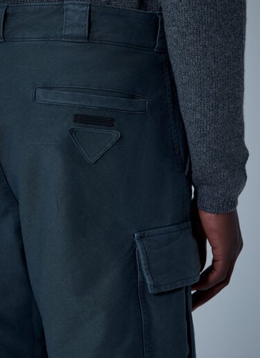 Prada Cotton Cargo Pants Dark Grey pra0161005
