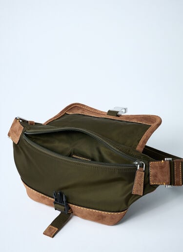 Prada Re-Nylon And Suede Belt Bag Brown pra0161018
