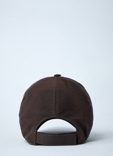 Logo Plaque Baseball Cap Prada Logo Plaque Baseball Cap Brown pra0161023