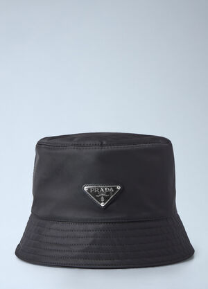 Prada ロゴバケットハット ブラック pra0245063