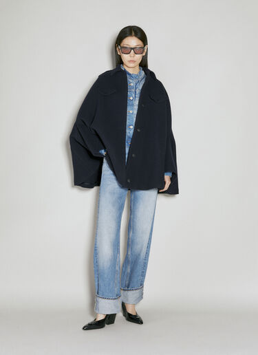 Caban 羊毛夹克 Prada Caban 羊毛夹克 蓝色 pra0254045