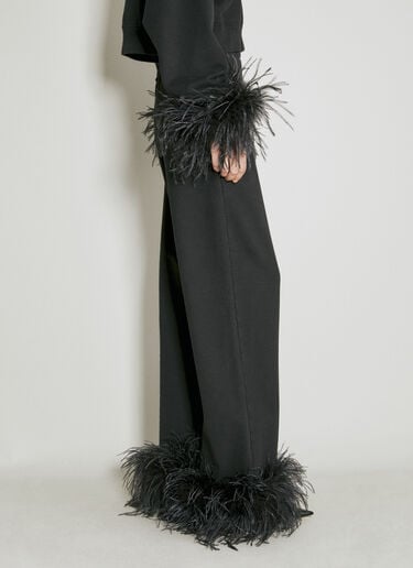 Feather Cuffs Track Pants Prada Feather Cuffs Track Pants Black pra0255002