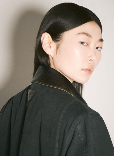 캔버스 패디드 재킷 Prada 캔버스 패디드 재킷 그레이 pra0256051