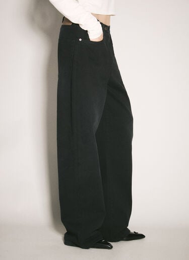 Logo Plaque Jeans Prada Logo Plaque Jeans Black pra0258022