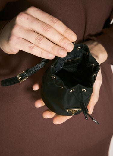 Prada Re-Edition 1978 Re-Nylon Mini Pouch Black pra0258072