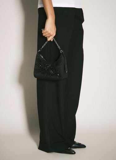 Prada 迷你复刻版单肩包 黑色 pra0258073