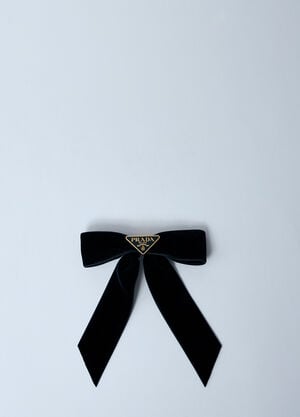 Prada ベルベットヘアクリップ  ブラック pra0259011