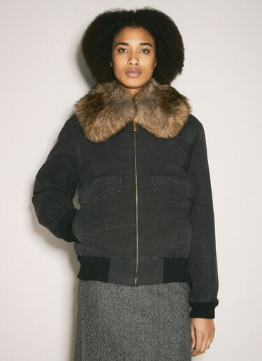 Canvas Blouson Jacket Prada Canvas Blouson Jacket Black pra0259016