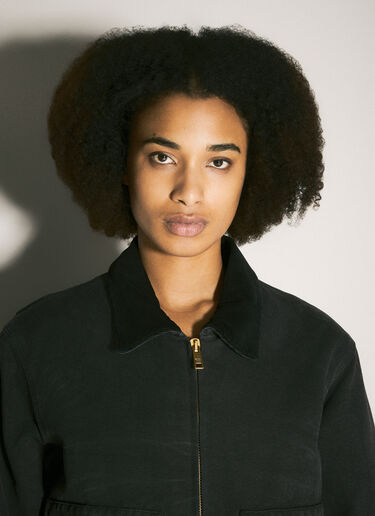 Canvas Blouson Jacket Prada Canvas Blouson Jacket Black pra0259016