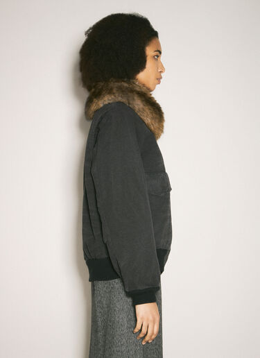 Prada Canvas Blouson Jacket Black pra0259016