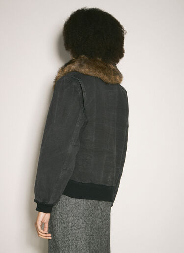Prada Canvas Blouson Jacket Black pra0259016
