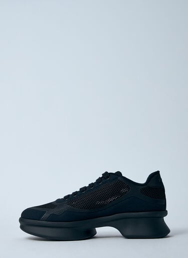 ロゴプレートスニーカー Prada ロゴプレートスニーカー ブラック pra0260027