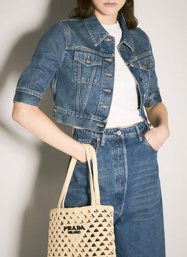 Prada 크로셰 토트 백 베이지 pra0260032