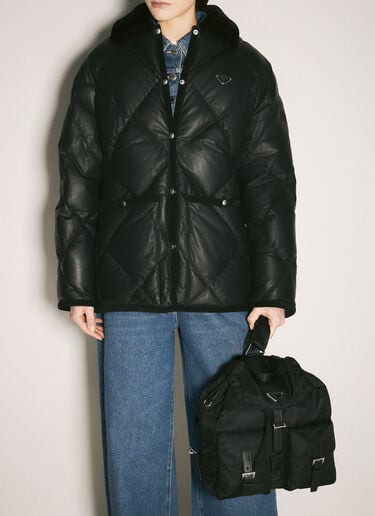 Re-Nylon Medium Backpack Prada Re-Nylon Medium Backpack Black pra0260040