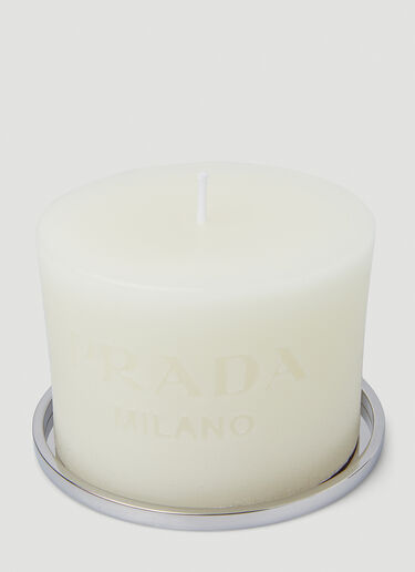 Prada 로고 인그레이빙 캔들 화이트 pra0347001