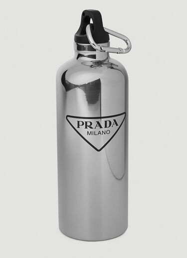 Prada 로고 프린트 보온 물병 실버 pra0351029
