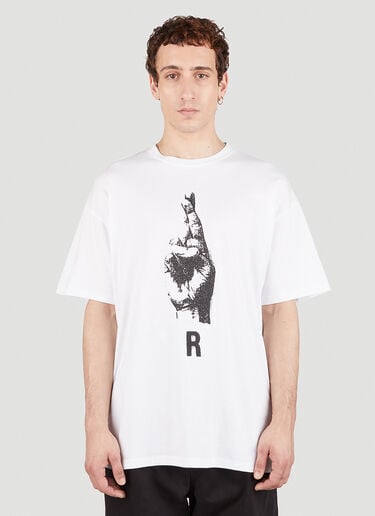 Graphic Print T-Shirt Raf Simons Graphic Print T-Shirt White raf0151001