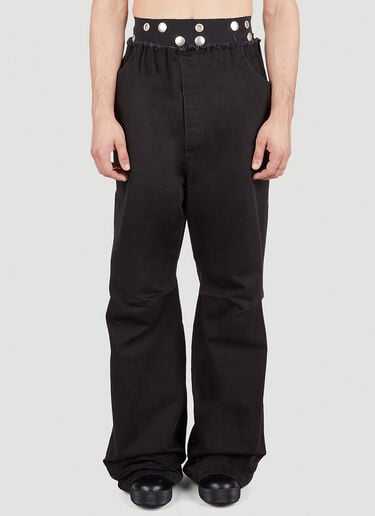 孔眼牛仔裤 Raf Simons 孔眼牛仔裤 黑色 raf0151008