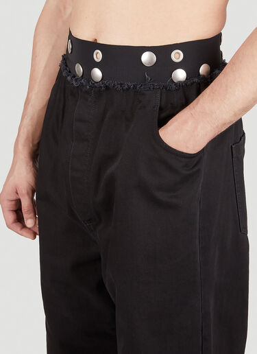 孔眼牛仔裤 Raf Simons 孔眼牛仔裤 黑色 raf0151008